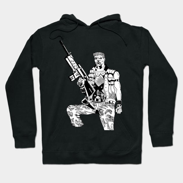 Soldier of Fortune Hoodie by Loose Tangent Arts